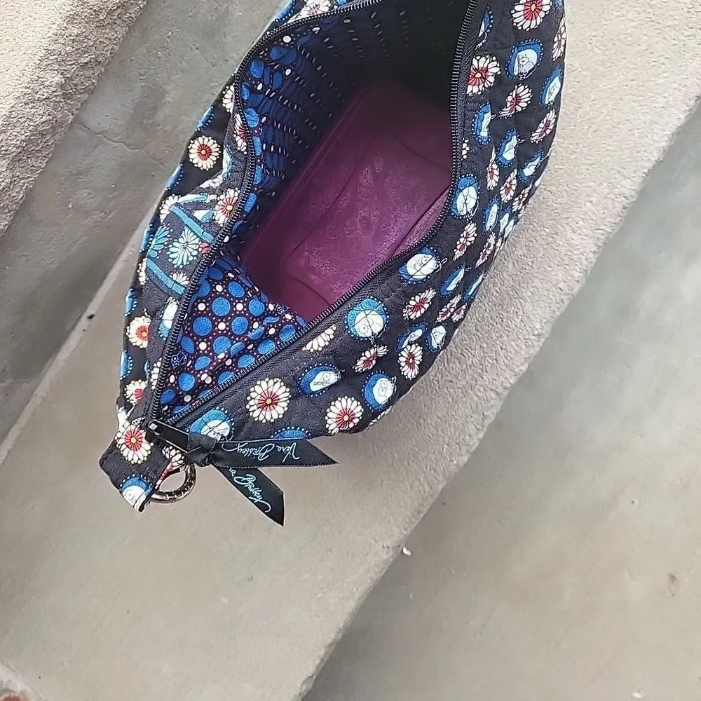 Vera Bradley Black and Blue Owl Hobo Bag